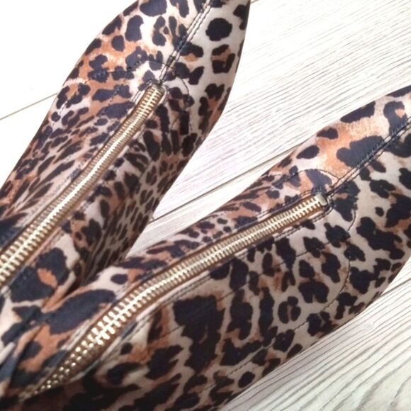 (S-RD610) Women Over the Knee Boots High Boots Front Zipper Sz 39 (8.5) - Picture 7 of 11